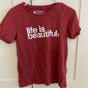 Life is beautiful woman’s dutch Bros tshirt